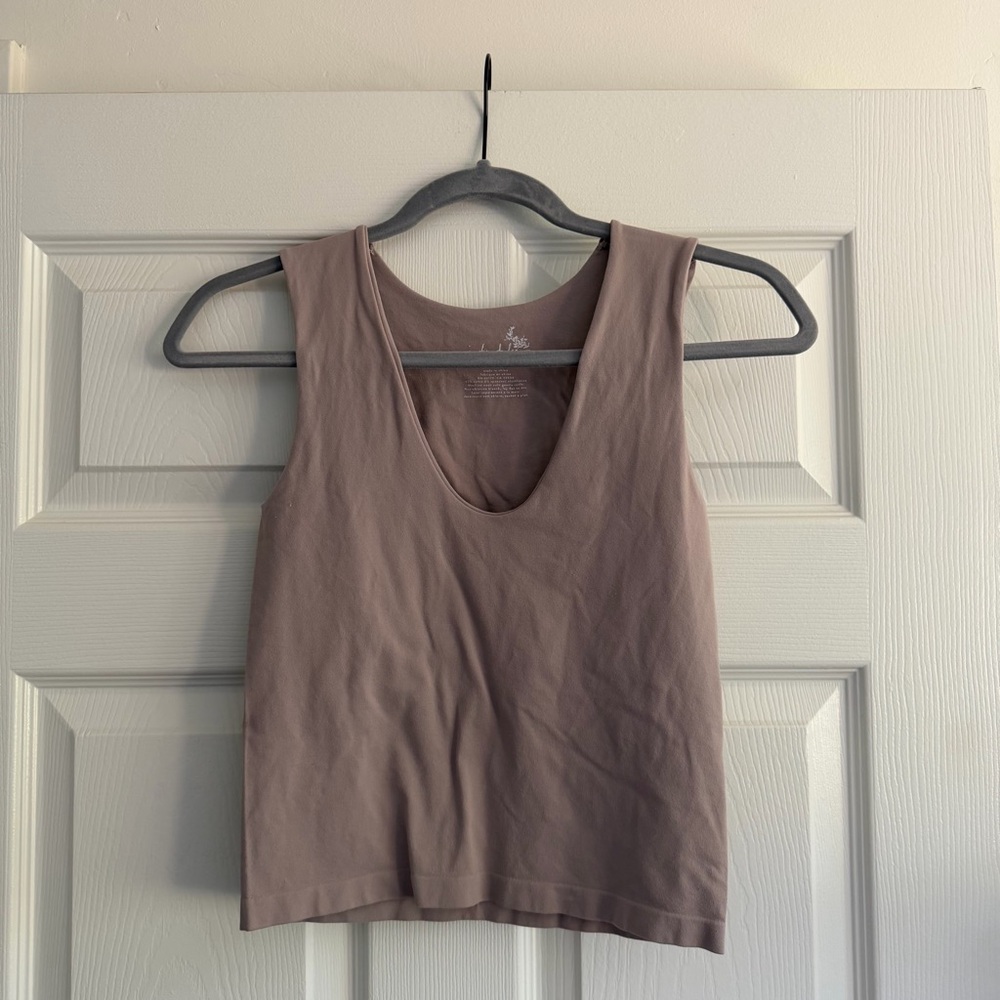 Women’s Scoop Neck Tank Top, Mauve